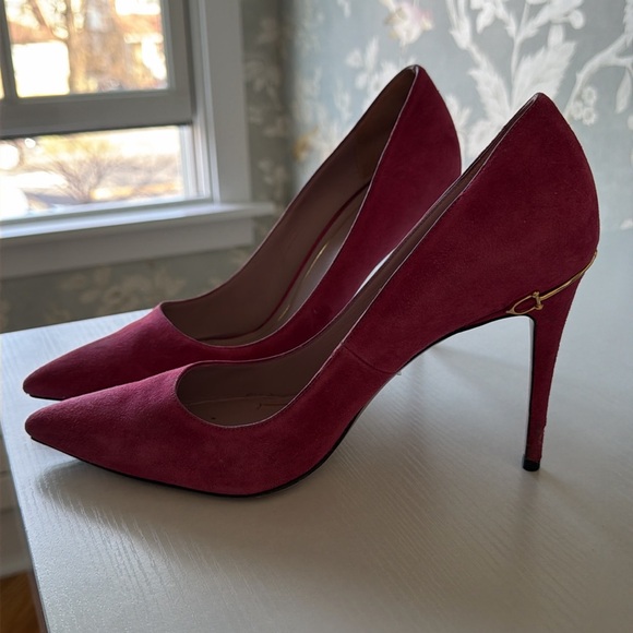 Gucci pink suede shoes - Picture 4 of 4